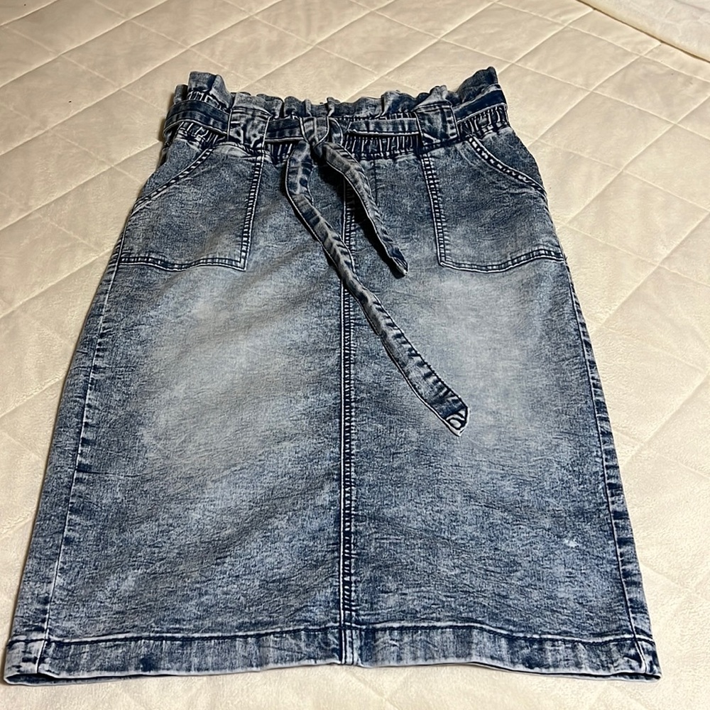 Blue jean skirt